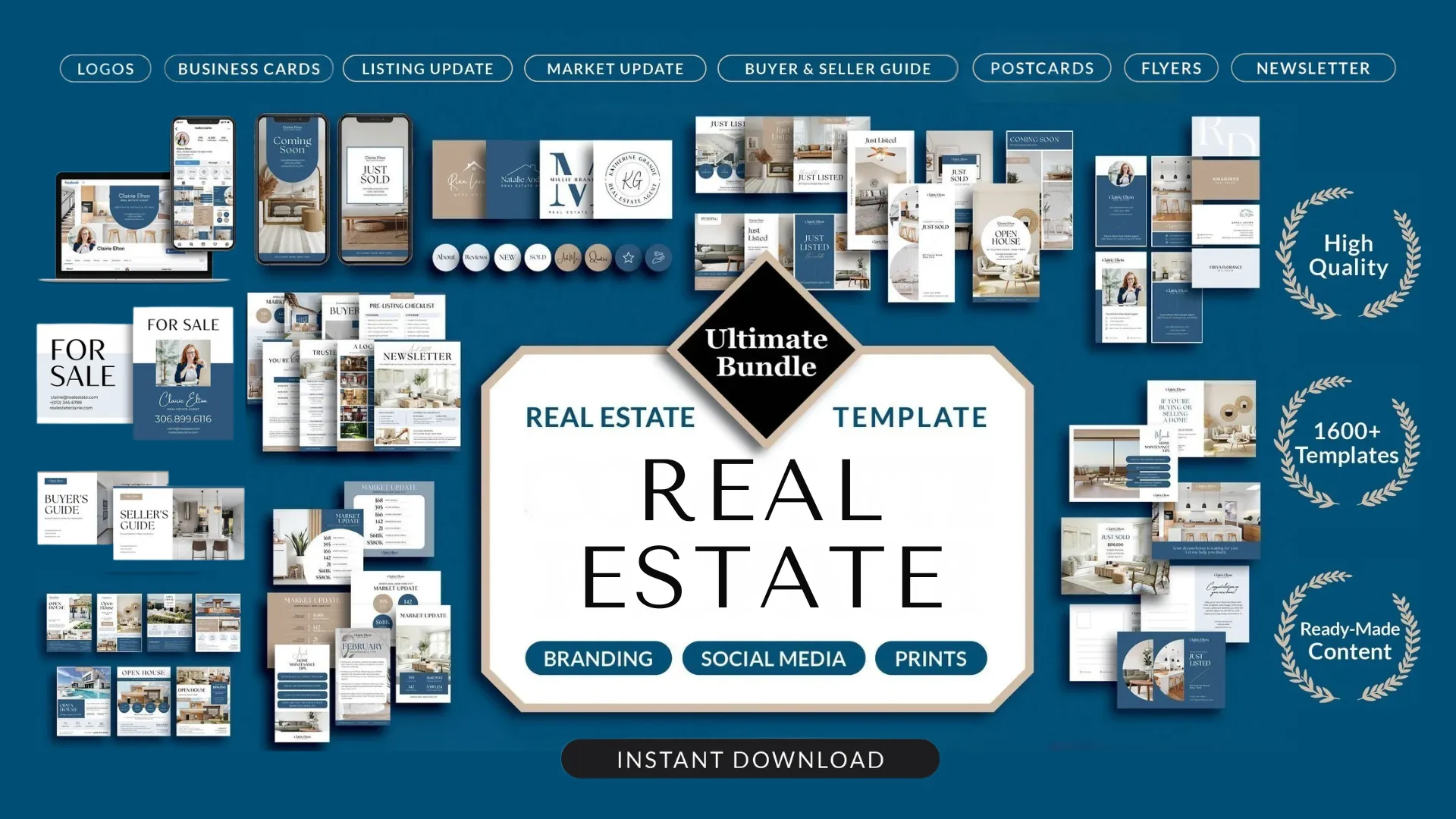 Real Estate Template Complete Package Hero